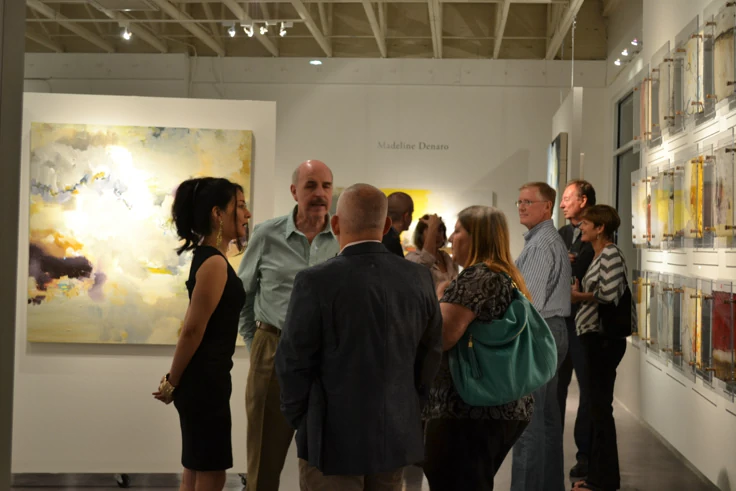 Gallery opening night